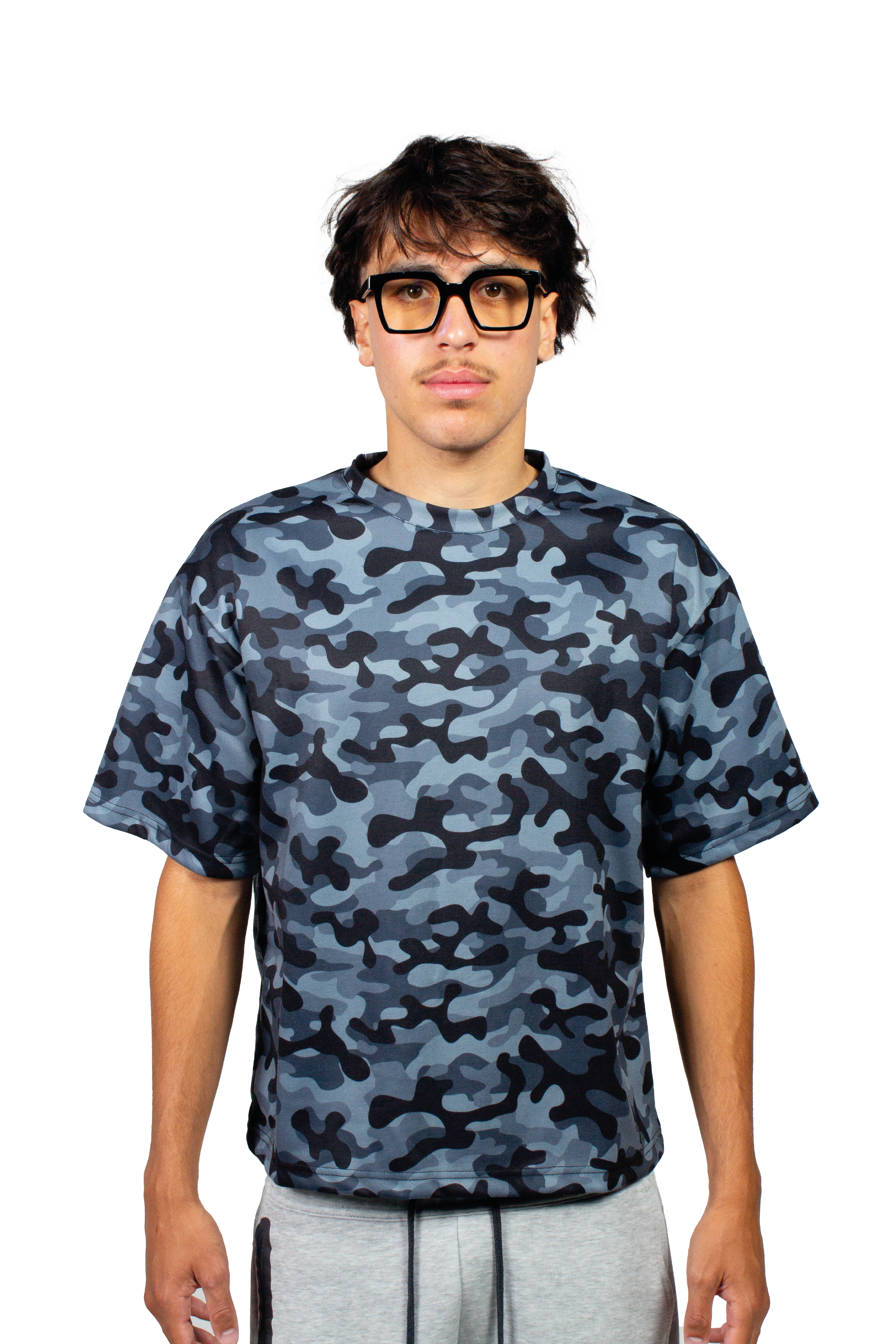 Tee Camo Black