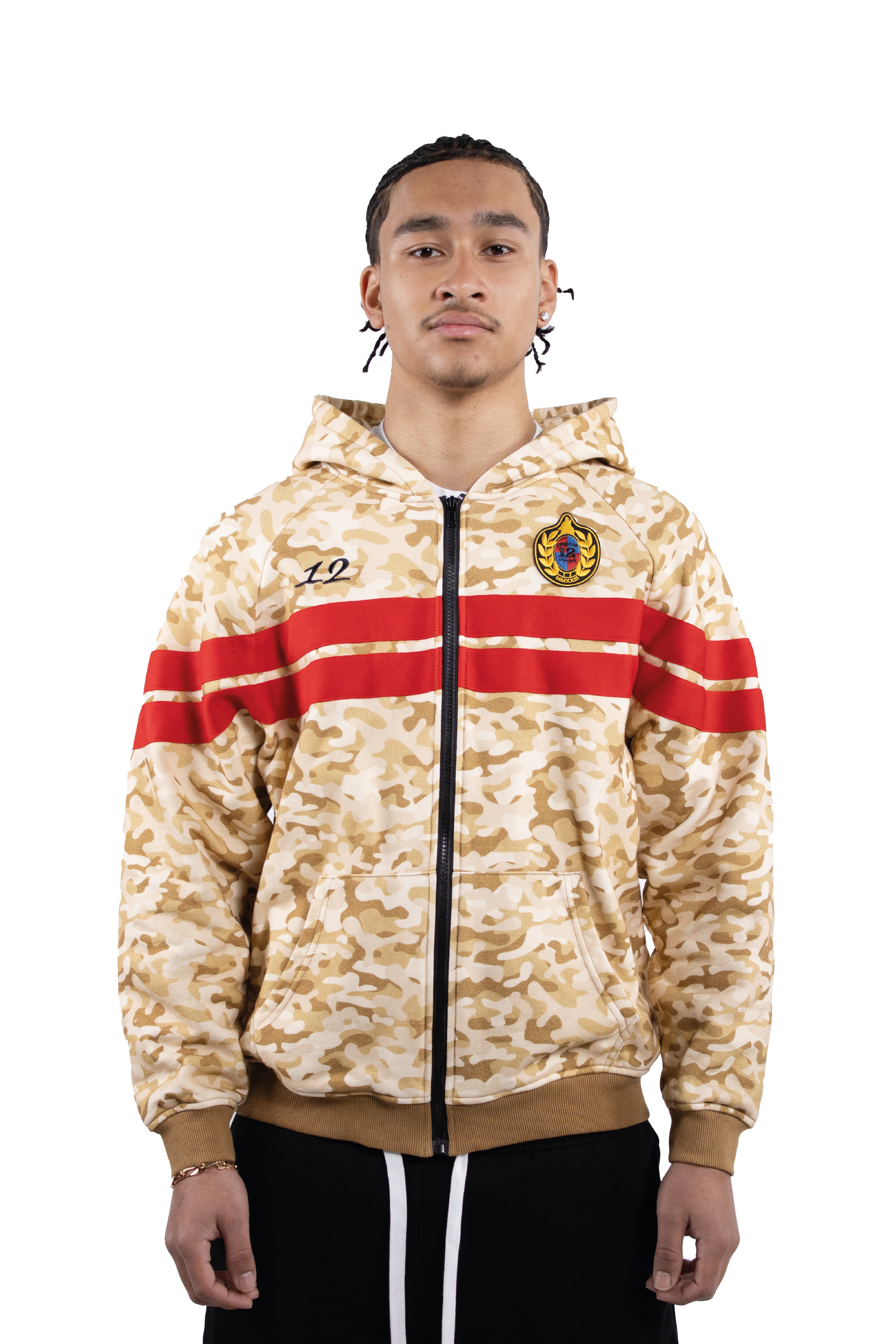 Zip Army Cream